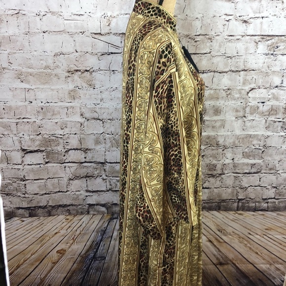 SANTE’ Leopard Moroccan/Bohemian Dress Sz S/M - Picture 5 of 13